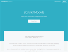 Tablet Screenshot of abstractmodule.com